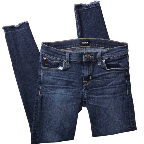 Hudson Jeans Denim - Sold-Hudson Super Skinny Raw Hem Ankle Length Jean
